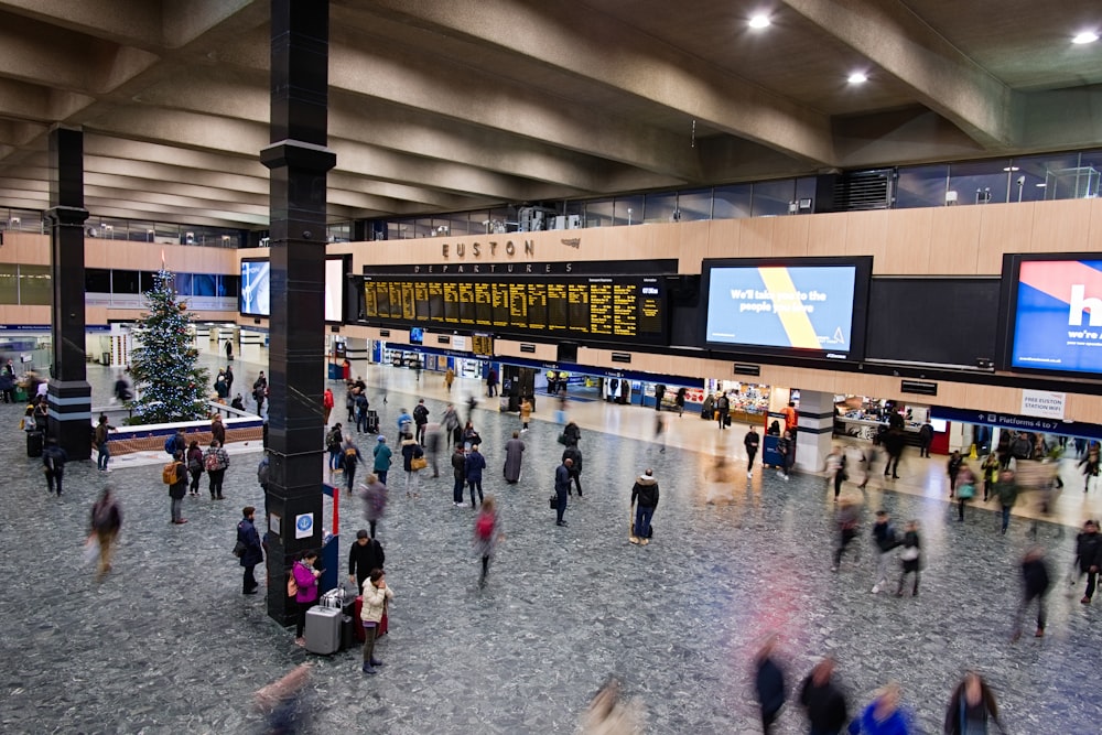 people in airport