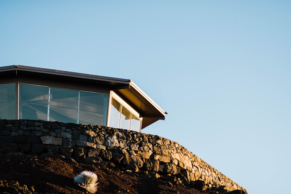 house on cliff