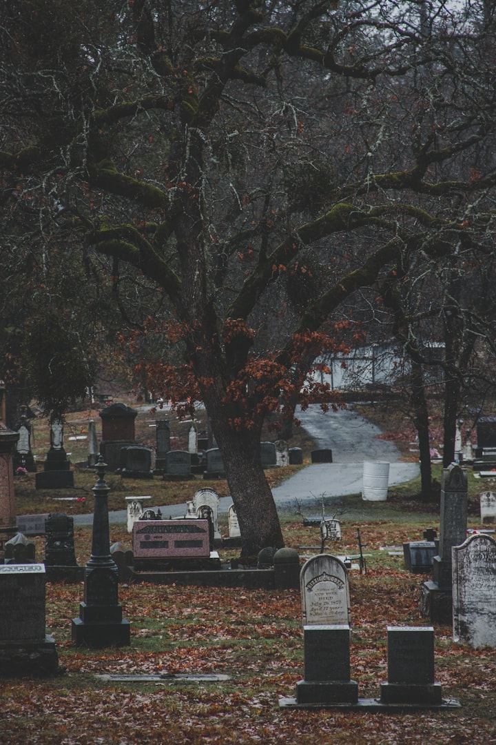 Halloween in a Graveyard