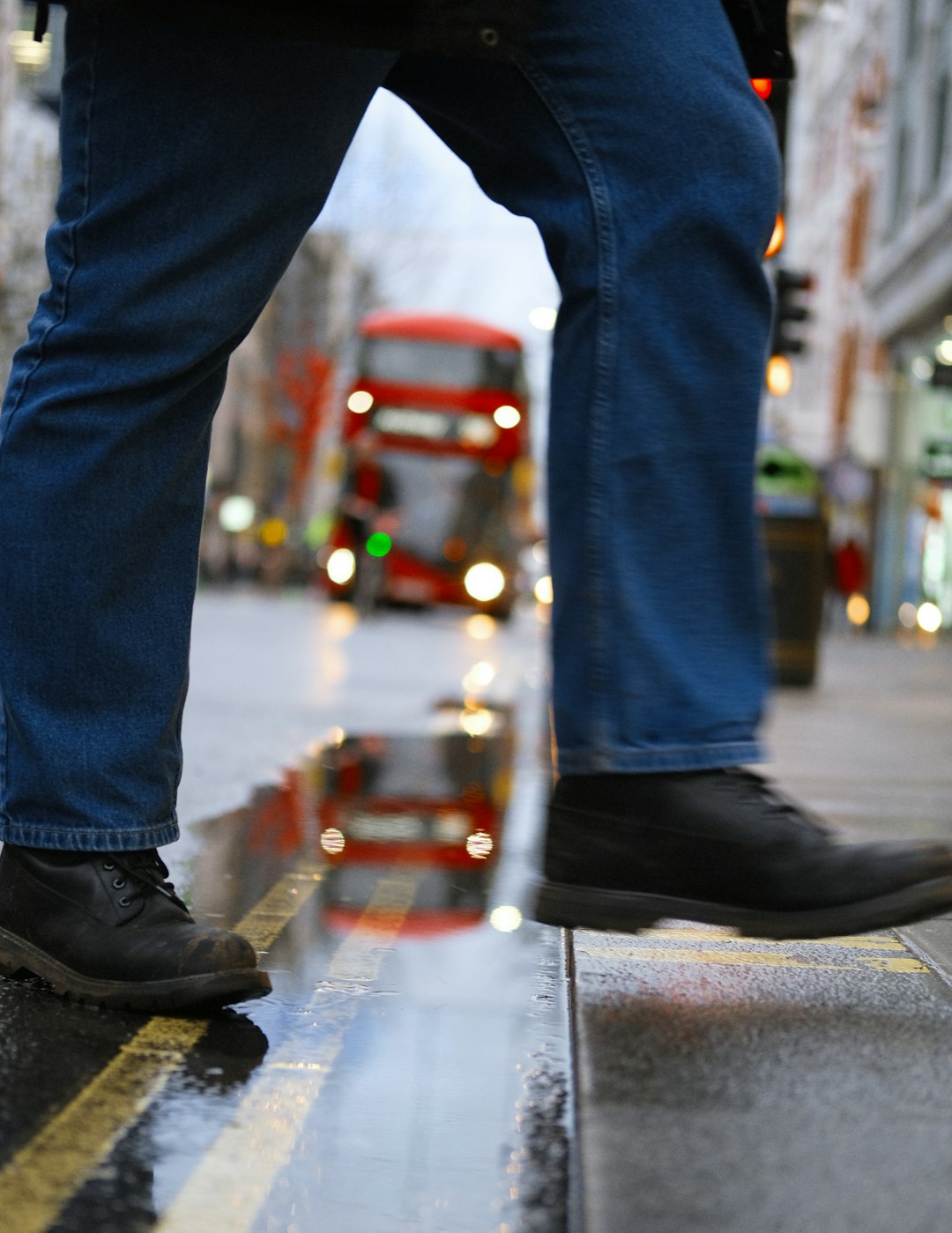 person on street