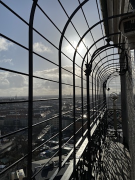 A beautiful view from a balcony in São Paulo.