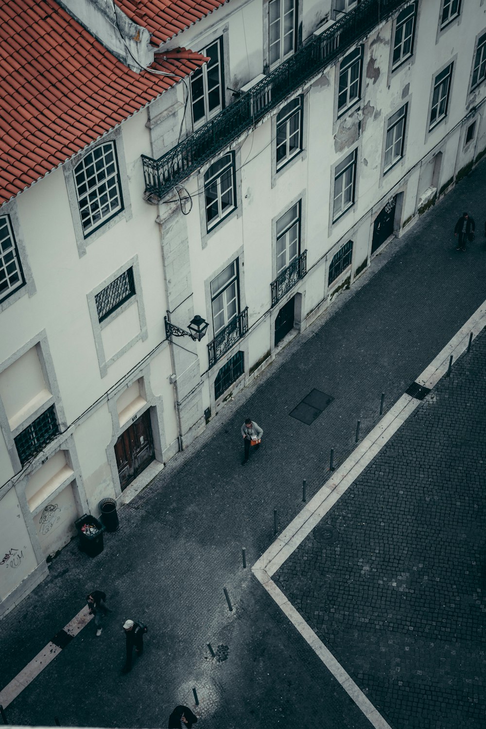 white and red concrete building