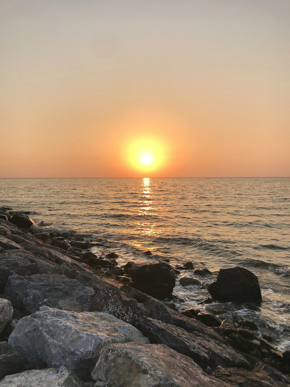 golden hour at beach