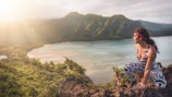 A scenic backdrop featuring Trail Cove Apparel's activewear.
