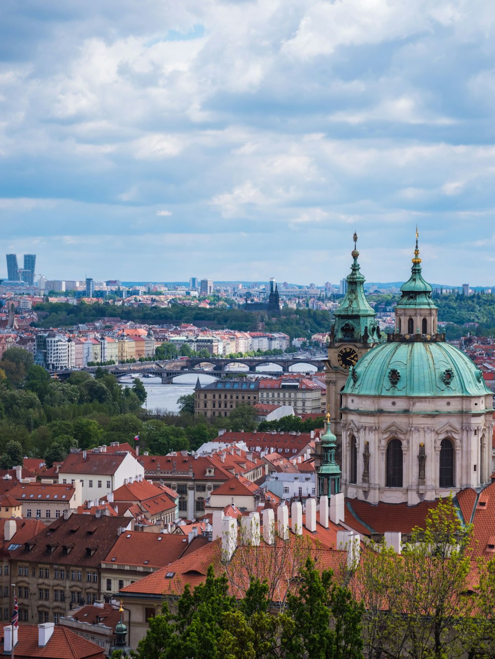 high-angle photography of city buildings during daytime