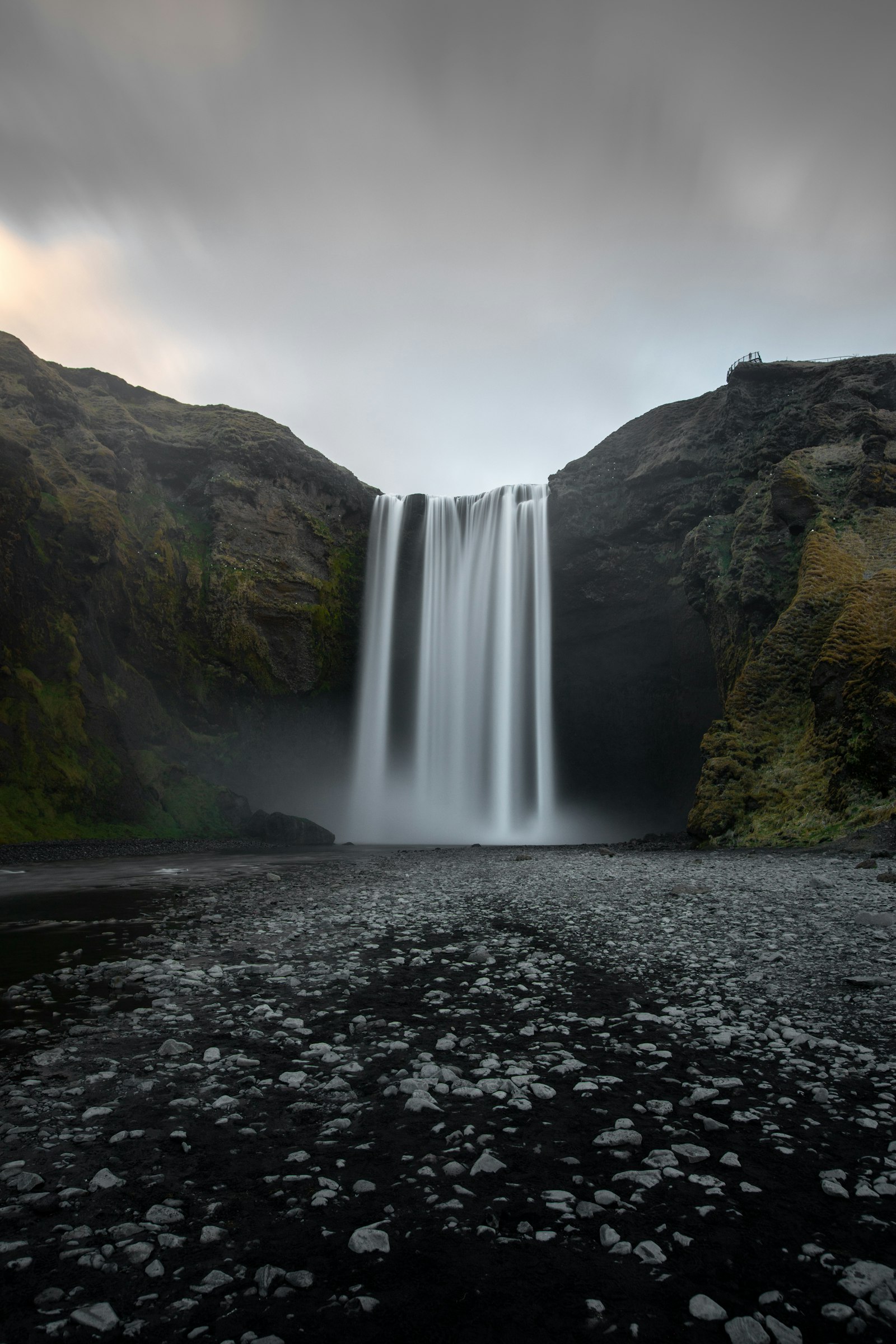 Canon EOS 5D Mark IV + Canon EF 16-35mm F2.8L II USM sample photo. Waterfalls on mountain under photography