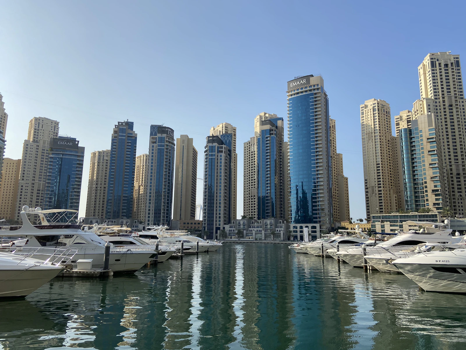 Yachts at Dubai Marina