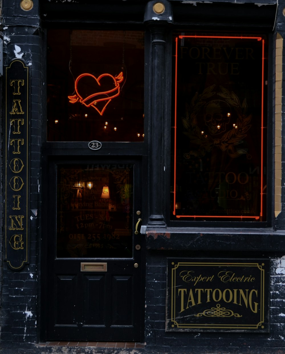 Tattooing building