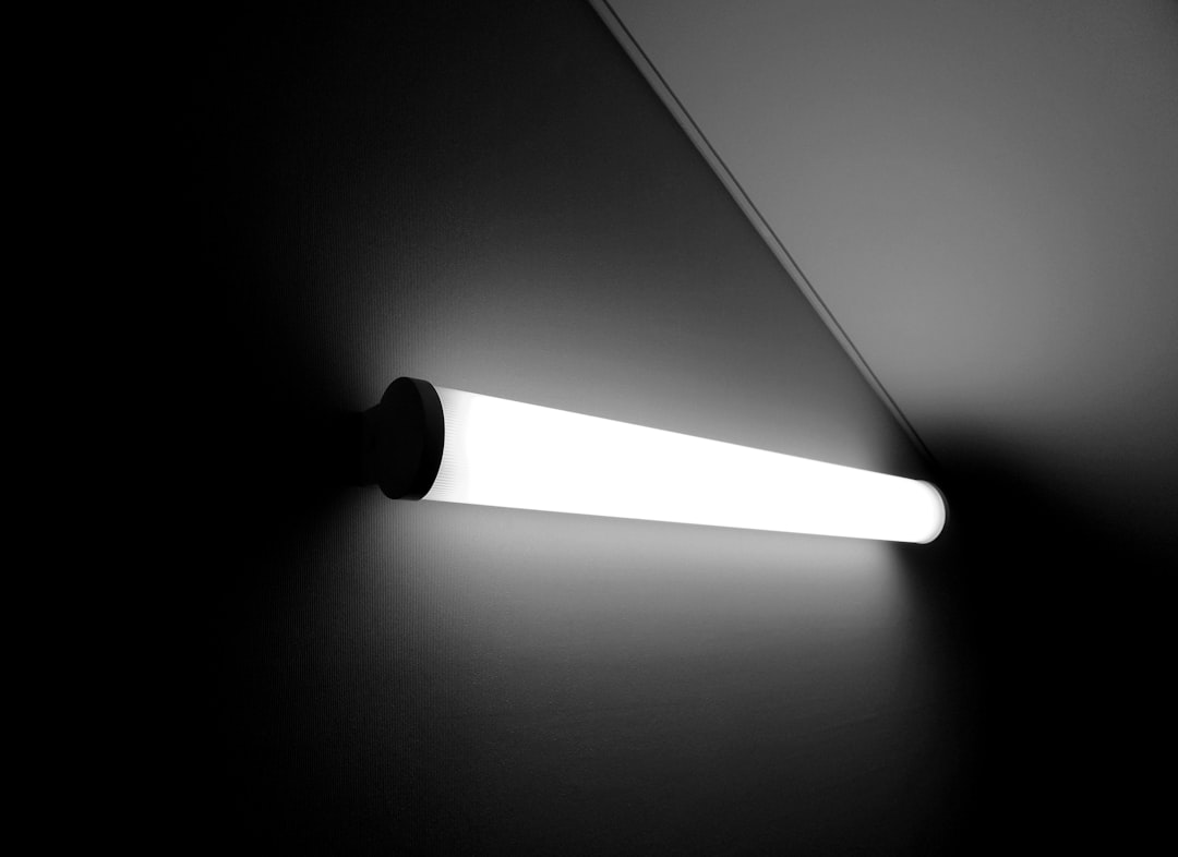 white fluorescent lamp