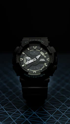 black Casio G-Shock sportwatch