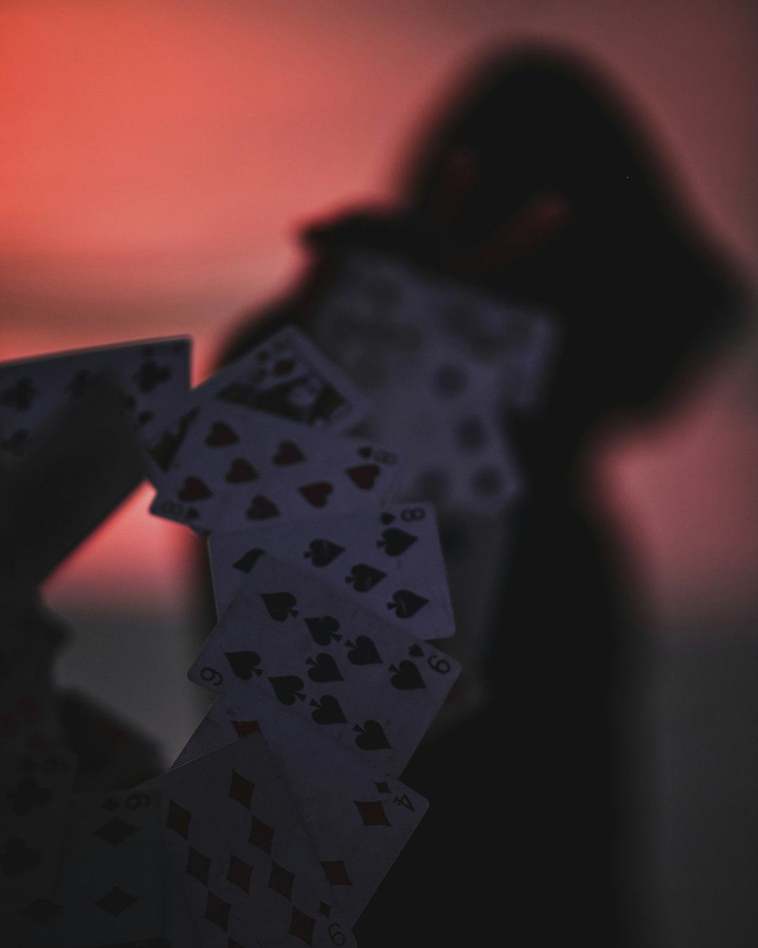 shallow focus photo of playing cards