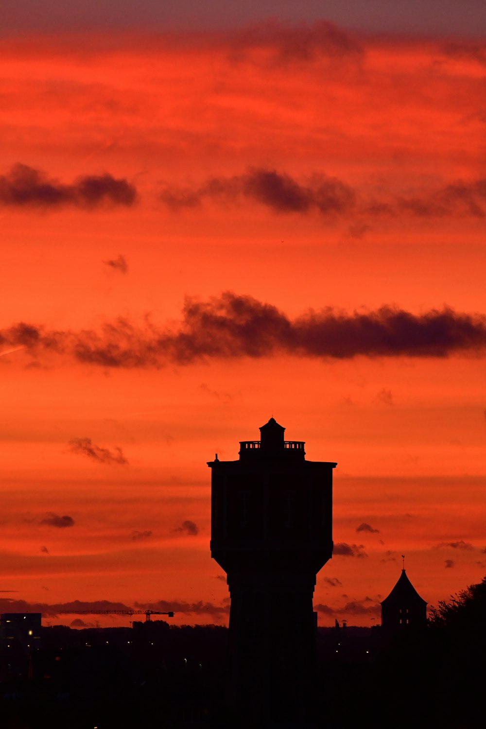 tower during golden hour