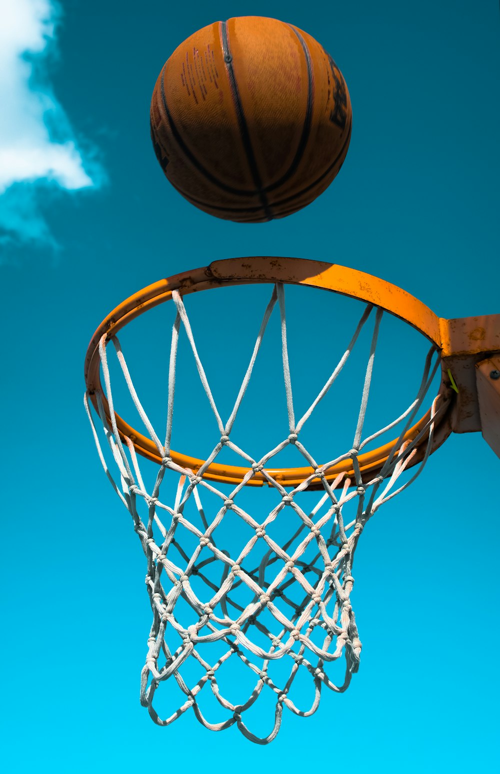 Brown basketball near ring photo – Free Basketball Image on Unsplash