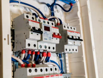 white circuit breakers