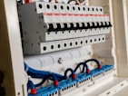 white circuit breakers