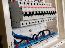 white circuit breakers