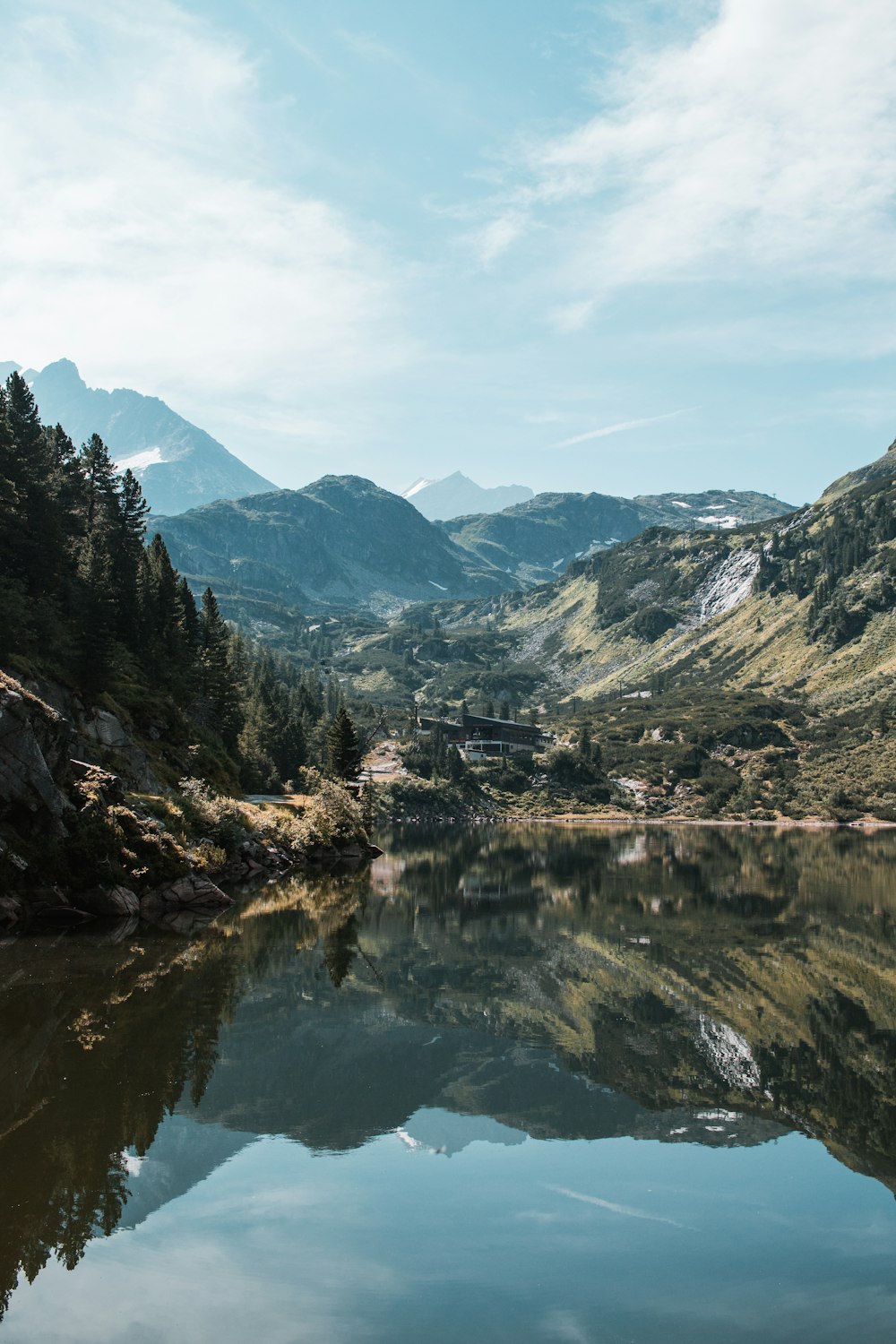 photography of mountain range during daytime