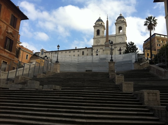 empty stairs in Spanish Steps Italy