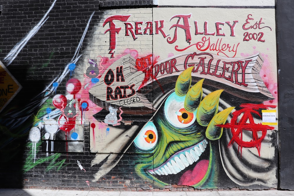 Freak Alley grafitti