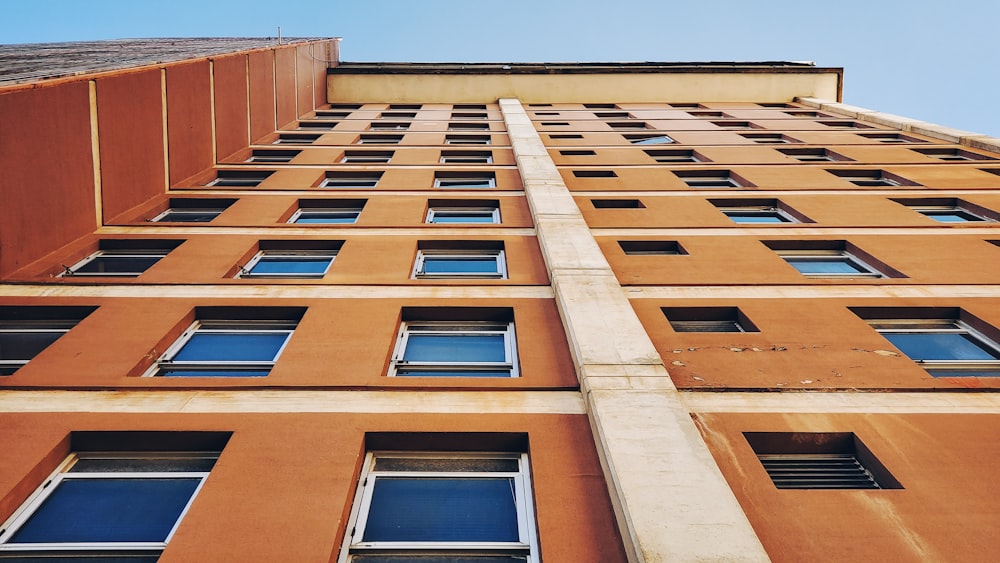 low angle photo of high rise building