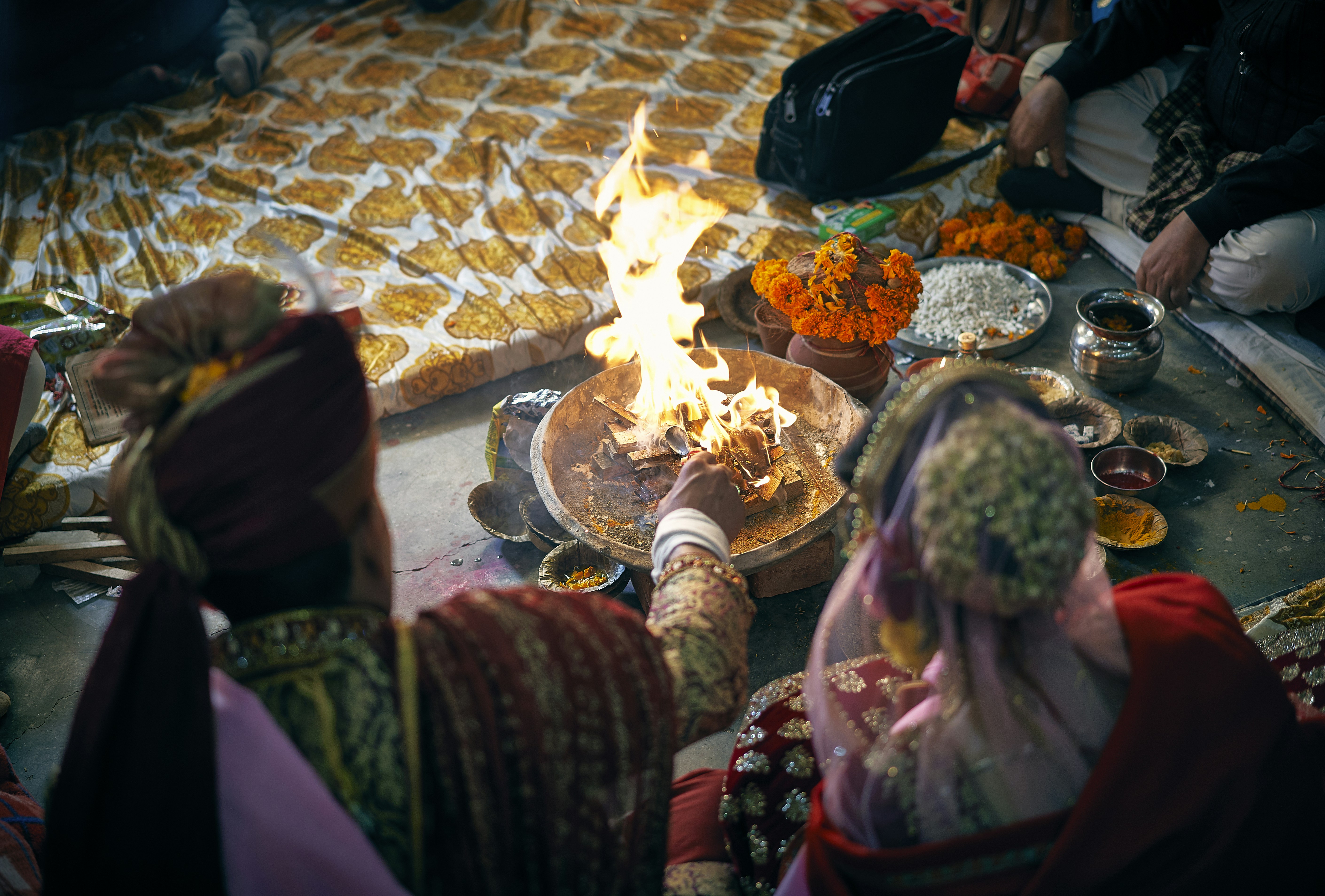 man grilling on grill plate