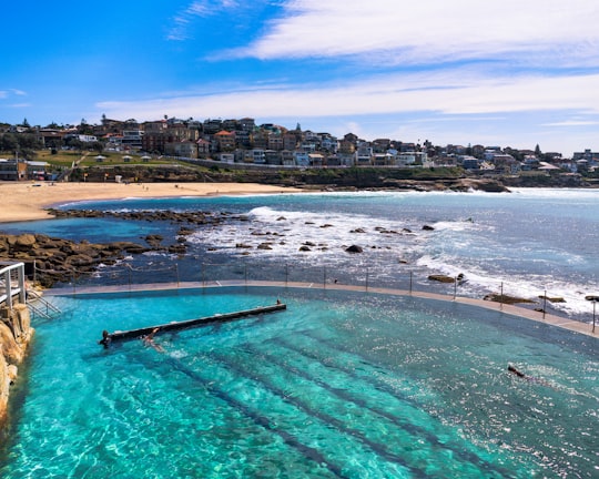 ocean under cloudy sky in Bronte Park Australia