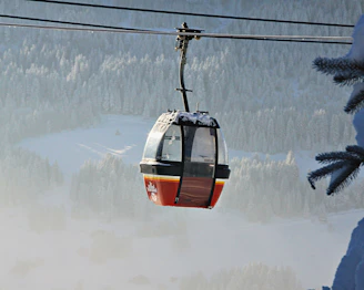 red cable car