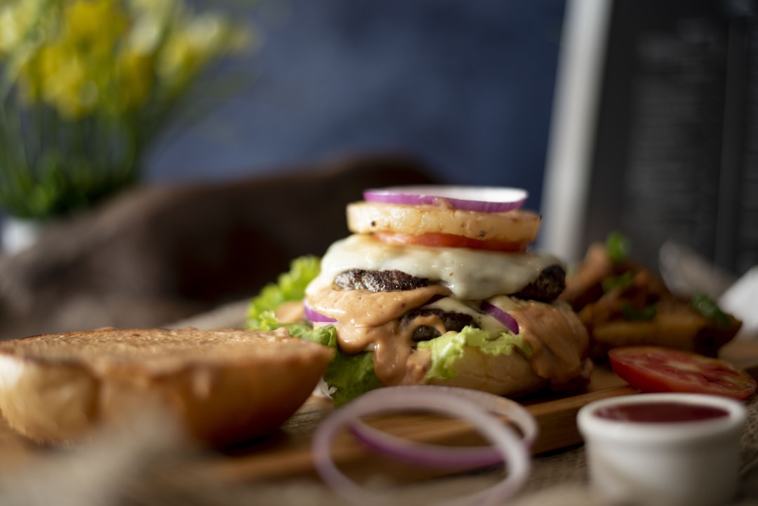 hamburger, Double Patty Beef Burger