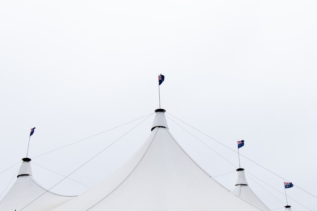 white tent