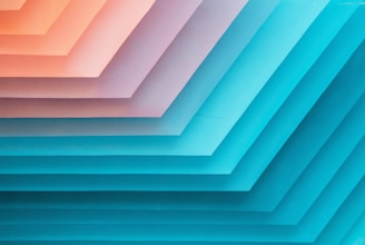 orange, pink, and teal illustration