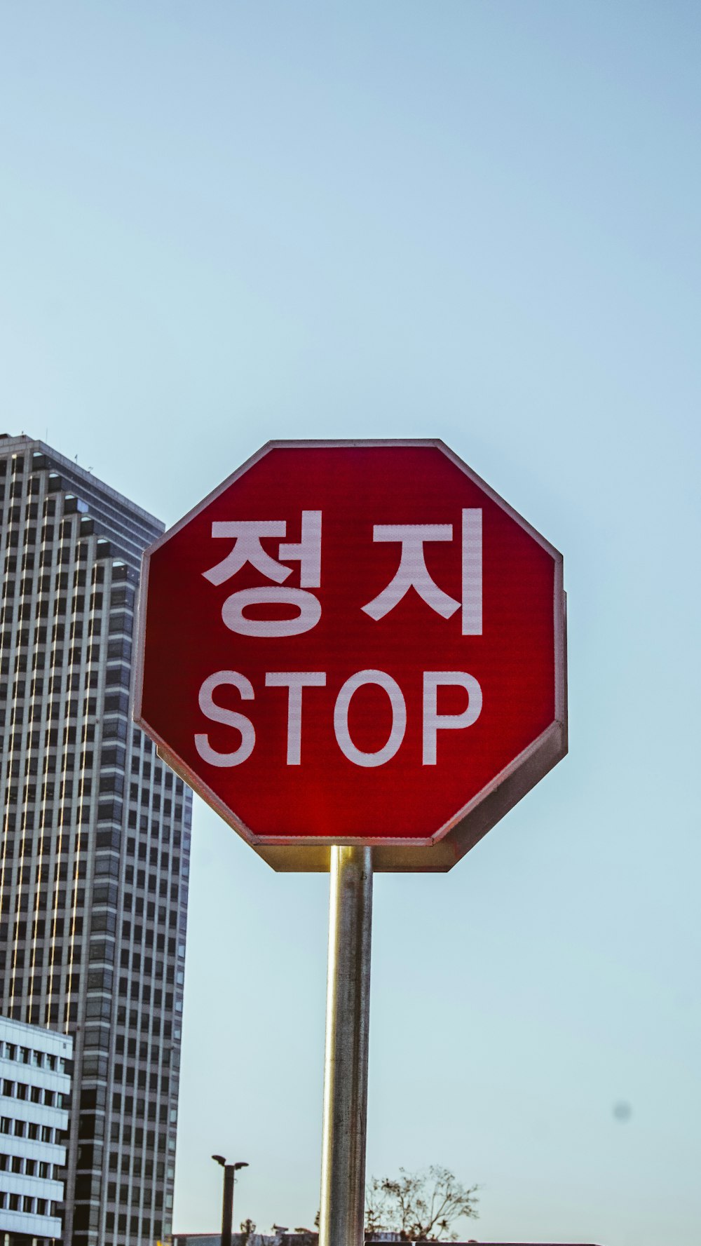 stop traffic signage near building