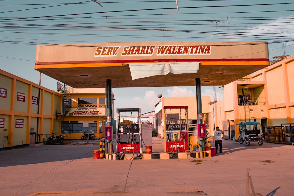 Serv Sharis Walentina gas station during daytime