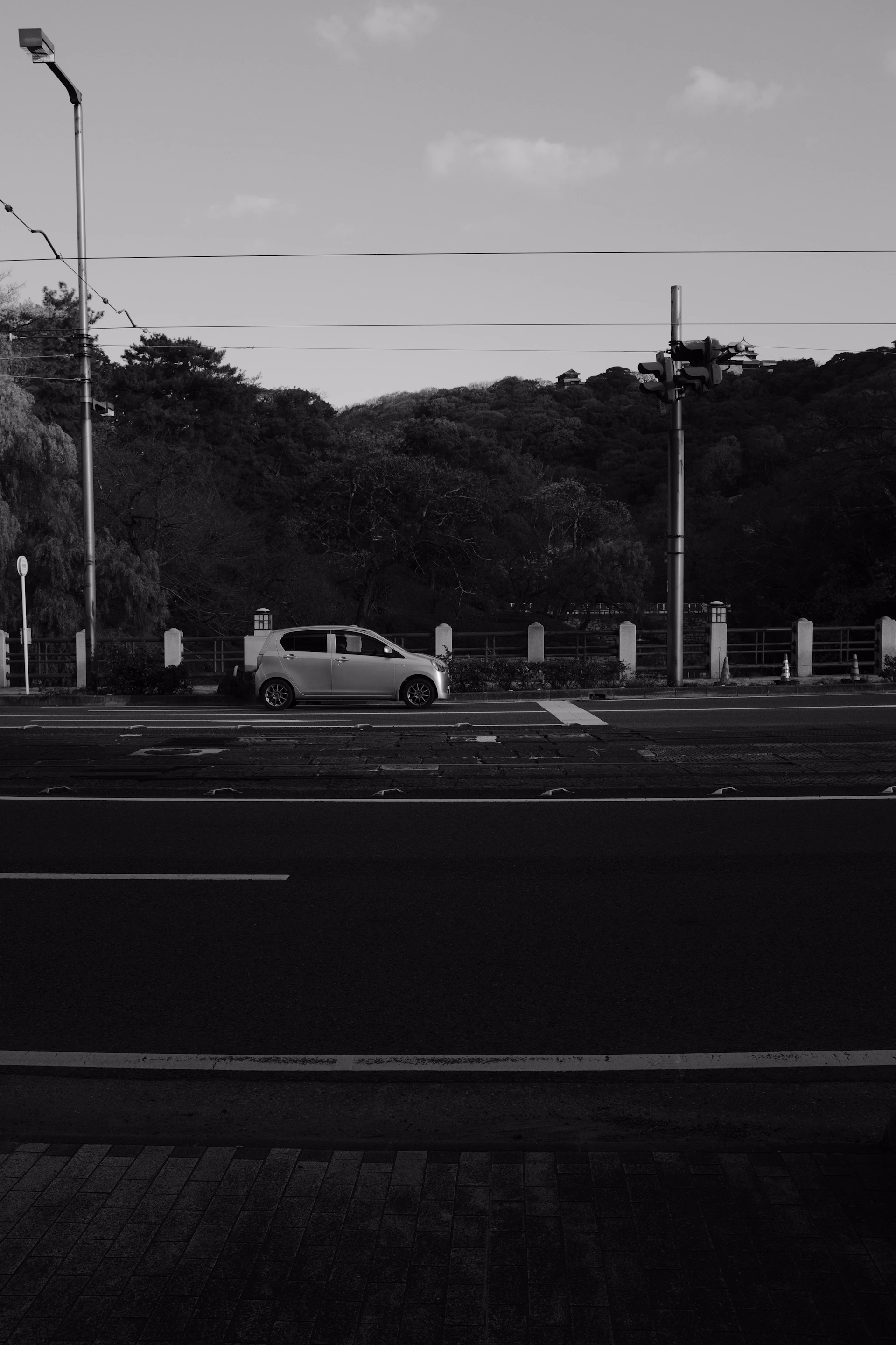 white 5-door hatchback