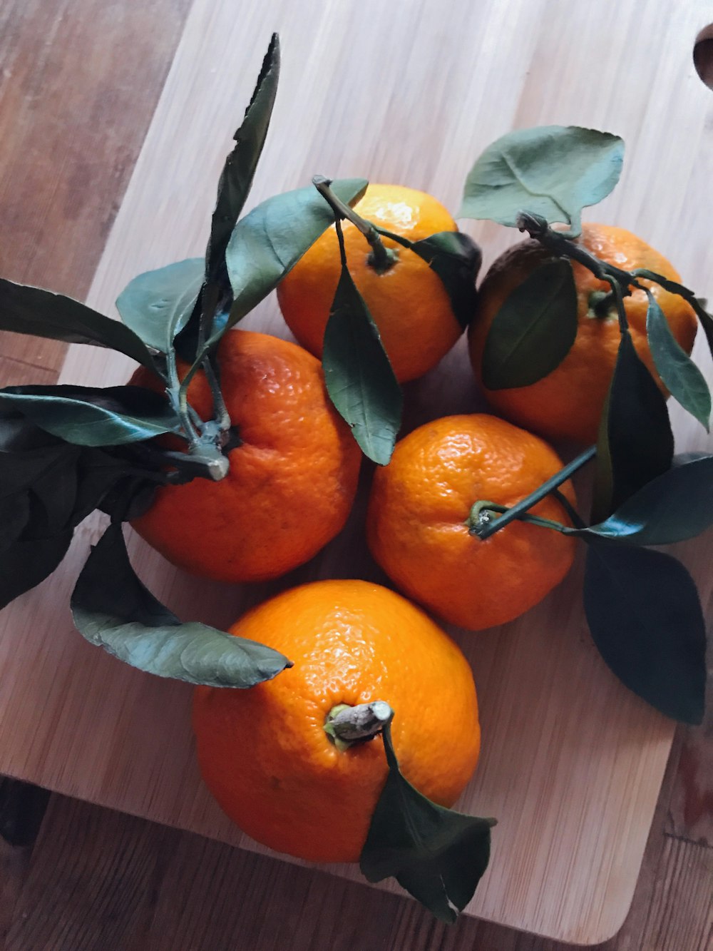 five orange fruits