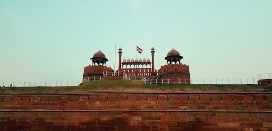 brown concrete building in Red Fort India