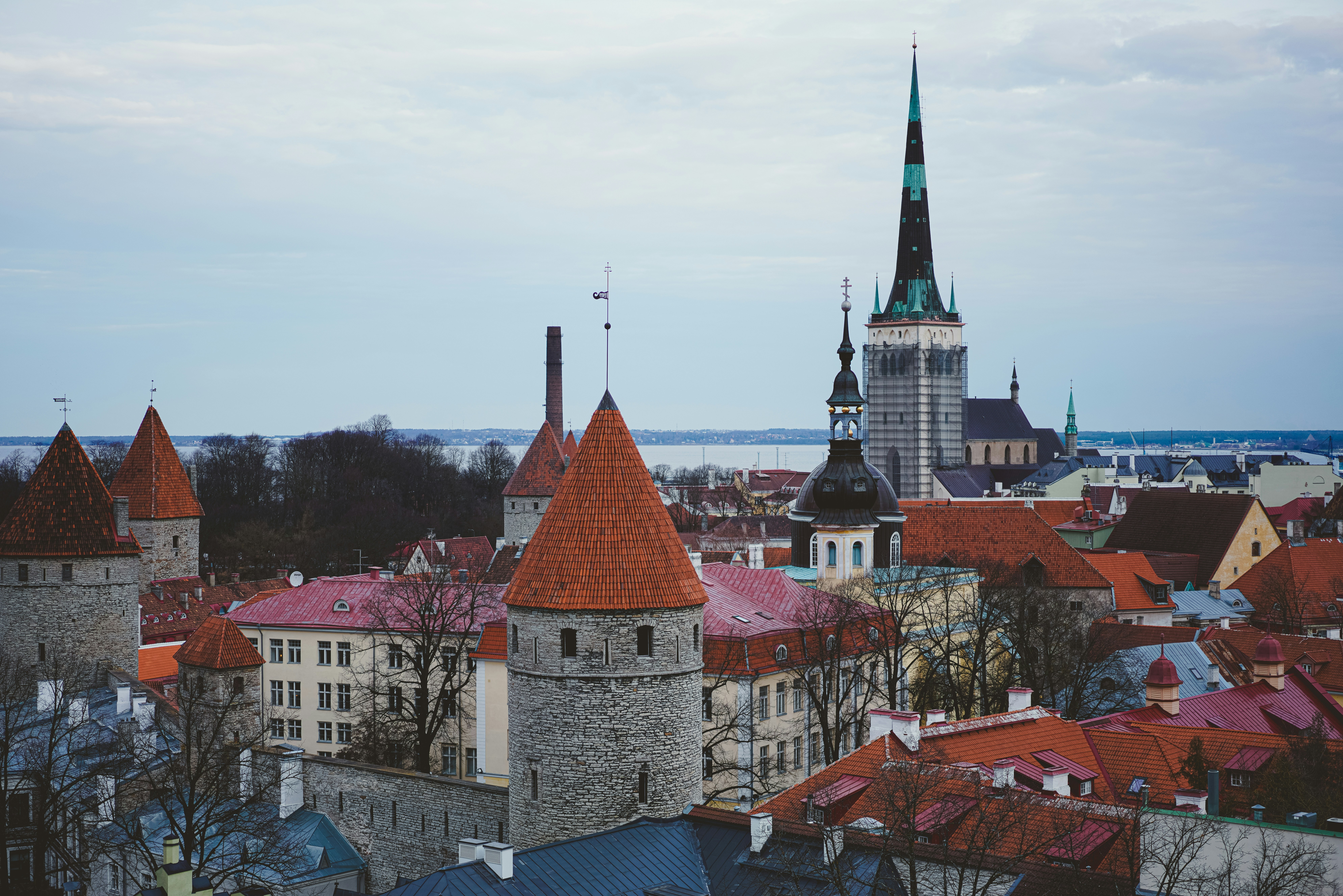 buildings during day, Tallin old city daytime.