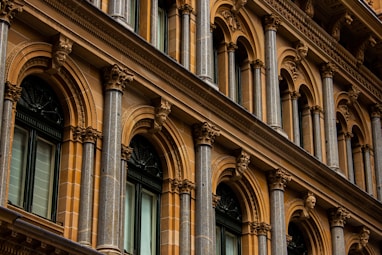 brown and gray building during day