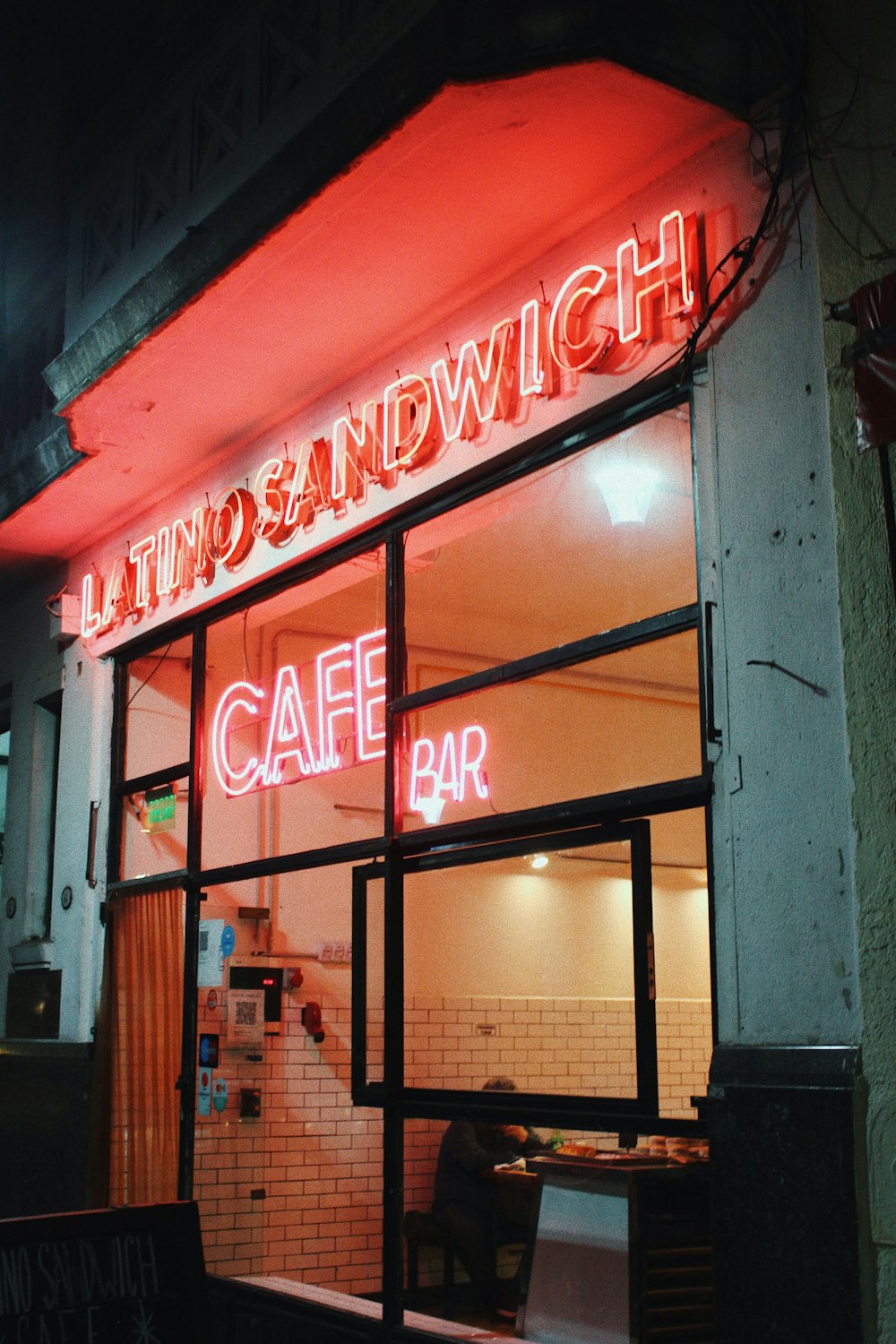 Latino Sandwich LED signage