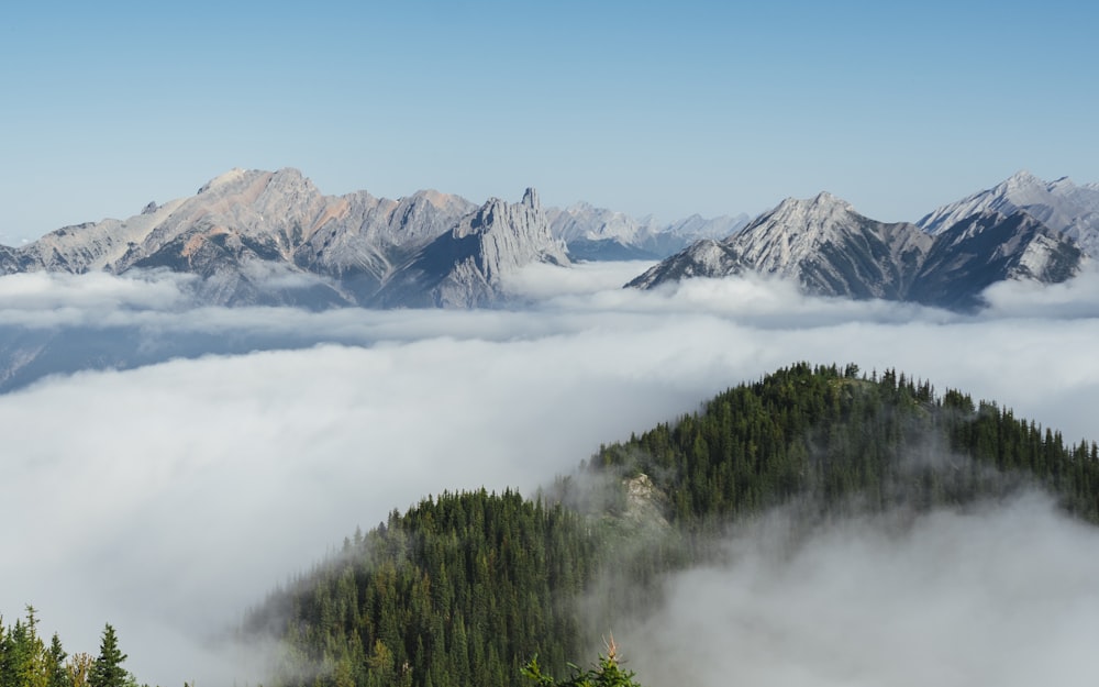 snowy mountain photograph