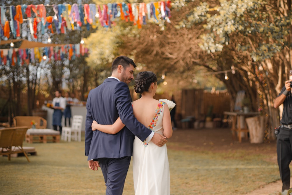 couple walking on isle