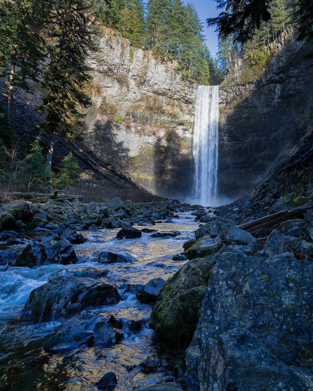 waterfalls during daytime