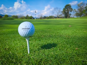 white golf ball