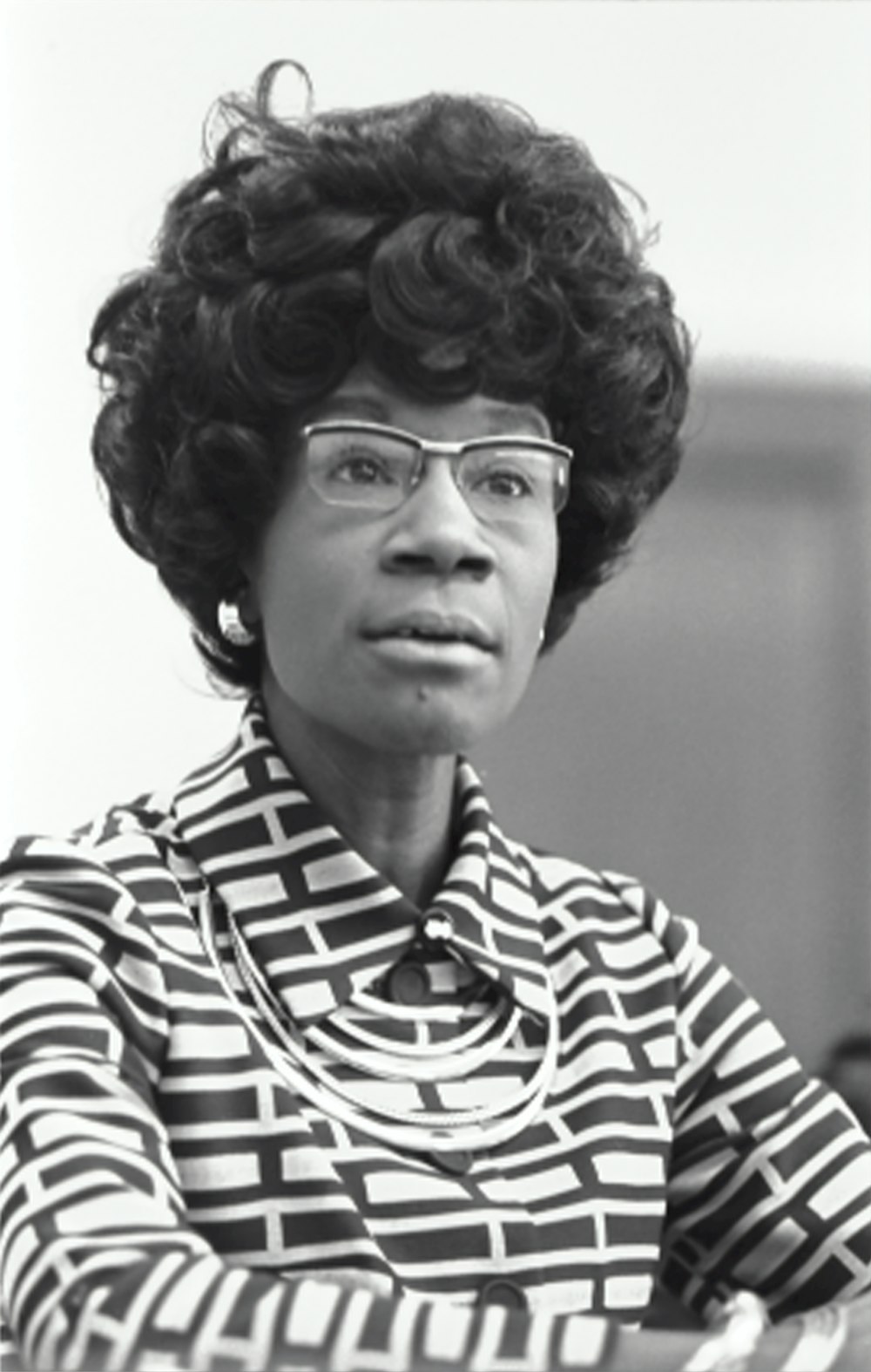 La deputata Shirley Chisholm