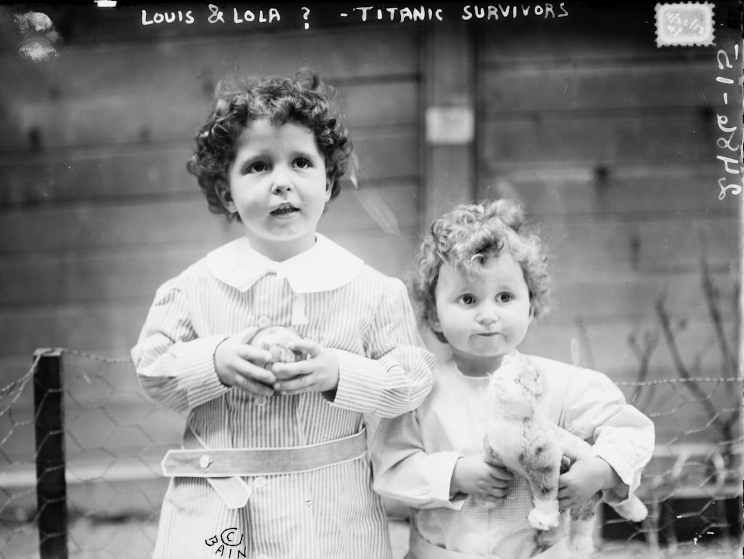 French brothers, Titanic survivors, Louis & Lola ? -- TITANIC survivors. Glass negative from the George Grantham Bain Collection, [1912]. Library of Congress Prints & Photographs Division.<p></figure>Photo taken before the 