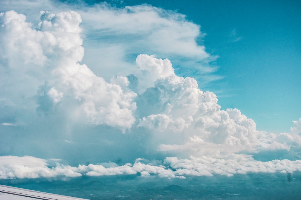 white clouds during day