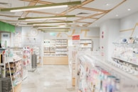 empty white painted store