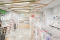 empty white painted store