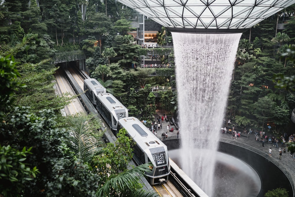 aerial photography of people near Gardens by the Bay in Singapore during daytime