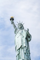 shallow focus photo of Statue of Liberty