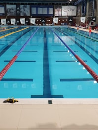 blue Olympic pool
